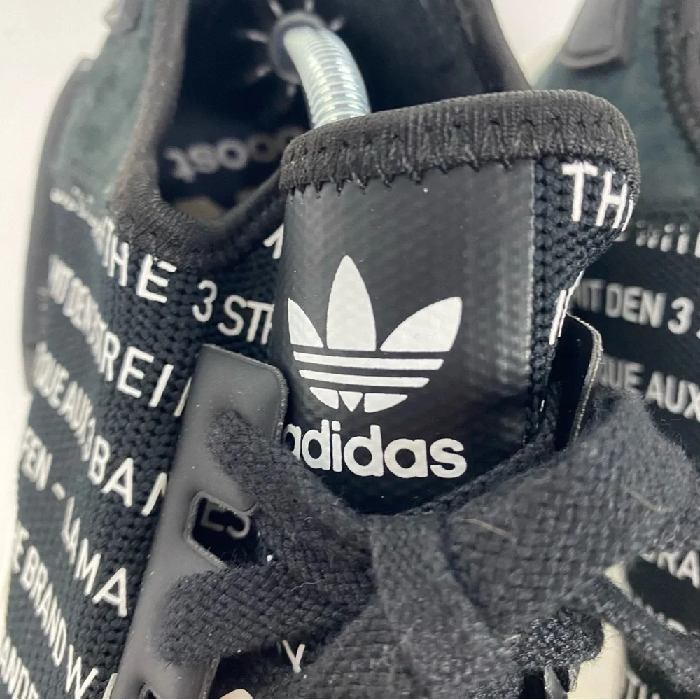 Adidas Ultraboost Black & White Language NMD R1 
